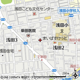 ＮＰＣ２４Ｈ川崎浅田第４パーキング周辺の地図