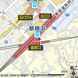 新横浜指圧院駅前店周辺の地図