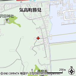 鳥取県鳥取市気高町勝見110周辺の地図