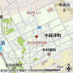 鳥取県境港市小篠津町504-5周辺の地図