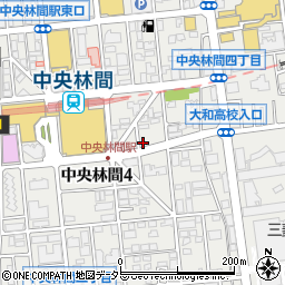 神奈川県大和市中央林間4丁目18-20周辺の地図