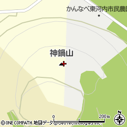 神鍋山周辺の地図