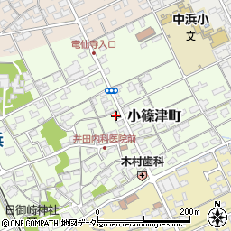 鳥取県境港市小篠津町504-10周辺の地図