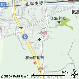 鳥取県鳥取市気高町勝見611-1周辺の地図