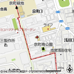 京町いづみ保育園周辺の地図