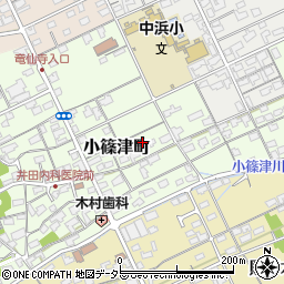 鳥取県境港市小篠津町533-1周辺の地図