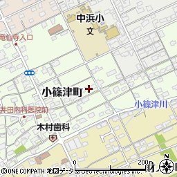 鳥取県境港市小篠津町536周辺の地図