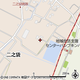 千葉県東金市二之袋1168-1周辺の地図