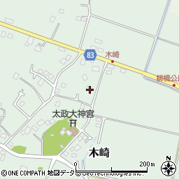 千葉県大網白里市木崎276周辺の地図