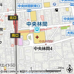 ふくいめがねＳｐｏｔ　中央林間・東急スクエア店周辺の地図