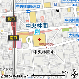 星乃珈琲店中央林間東急スクエア店周辺の地図