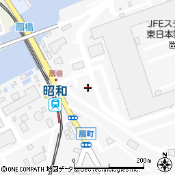 神奈川県川崎市川崎区扇町周辺の地図