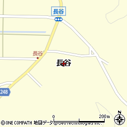 兵庫県豊岡市長谷周辺の地図