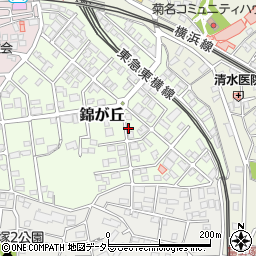 リパーク横浜錦が丘第２駐車場周辺の地図