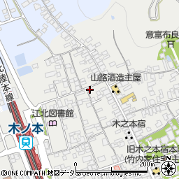 滋賀県長浜市木之本町木之本1378周辺の地図