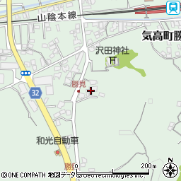 鳥取県鳥取市気高町勝見580周辺の地図
