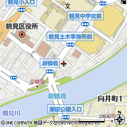 鶴見商工会館周辺の地図