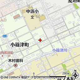 鳥取県境港市小篠津町256-2周辺の地図