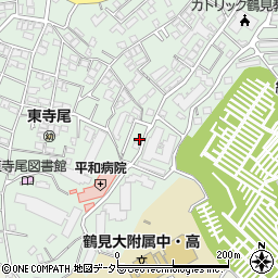 神奈川県横浜市鶴見区東寺尾中台22-29周辺の地図