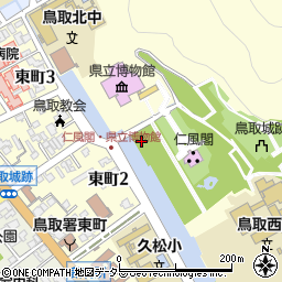 久松公園トイレ周辺の地図