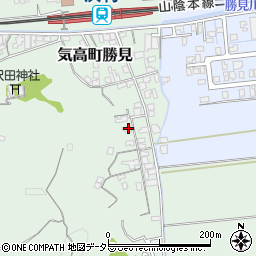 鳥取県鳥取市気高町勝見106周辺の地図