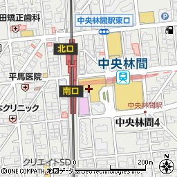 神奈川県大和市中央林間4丁目6-3周辺の地図