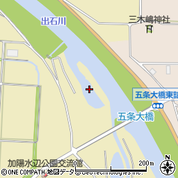 出石川周辺の地図