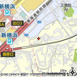 タイムズ新横浜南口第３駐車場周辺の地図