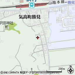 鳥取県鳥取市気高町勝見105周辺の地図