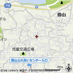 山梨県南都留郡富士河口湖町勝山247-1周辺の地図