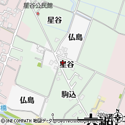 千葉県大網白里市星谷326-12周辺の地図