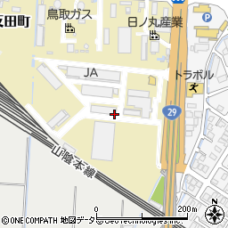 日本海三菱自動車販売株式会社　鳥取五反田店サービス工場周辺の地図