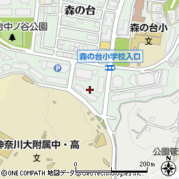 神奈川県横浜市緑区森の台19周辺の地図