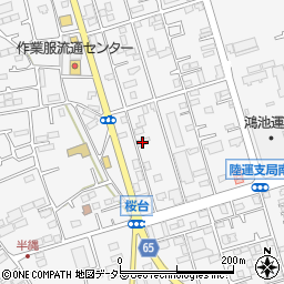神奈川県愛甲郡愛川町中津7460周辺の地図
