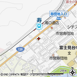 セブンイレブン富士吉田寿駅前店周辺の地図