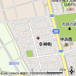 鳥取県境港市幸神町周辺の地図
