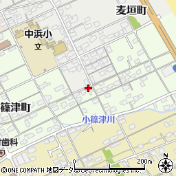 鳥取県境港市小篠津町284周辺の地図