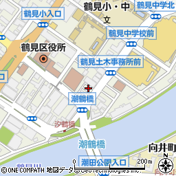 横浜市鶴見福祉授産所周辺の地図