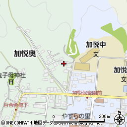 京都府与謝郡与謝野町加悦奥3周辺の地図