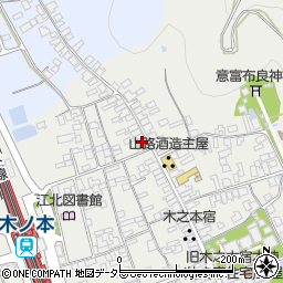 滋賀県長浜市木之本町木之本1041周辺の地図