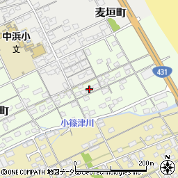 鳥取県境港市小篠津町316周辺の地図