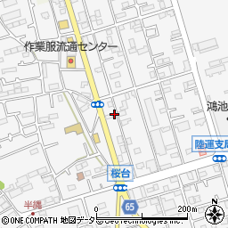神奈川県愛甲郡愛川町中津7492-3周辺の地図