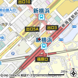 ユニクロキュービックプラザ新横浜店周辺の地図