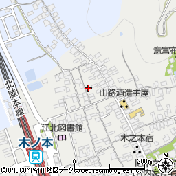 滋賀県長浜市木之本町木之本1415周辺の地図