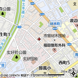 鳥取県鳥取市材木町256周辺の地図
