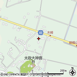 千葉県大網白里市木崎119周辺の地図