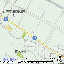 岐阜県山県市高木123-1周辺の地図