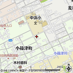 鳥取県境港市小篠津町270-6周辺の地図
