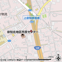 神奈川県厚木市上依知1314-1周辺の地図