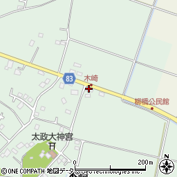 千葉県大網白里市木崎126周辺の地図